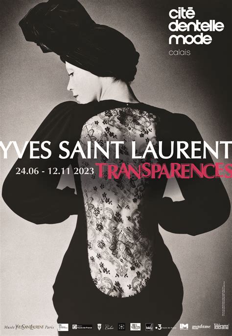 affiche yves saint laurent